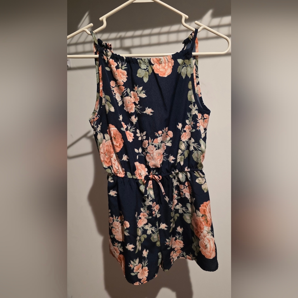 Floral Sleeveless Romper